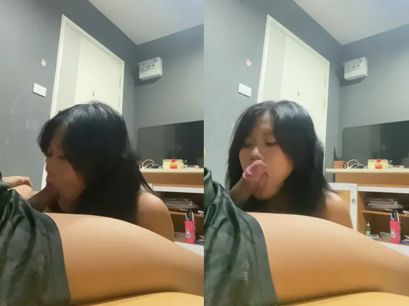 Em mê mút cậu bé đến mức ho sặc sụ p1